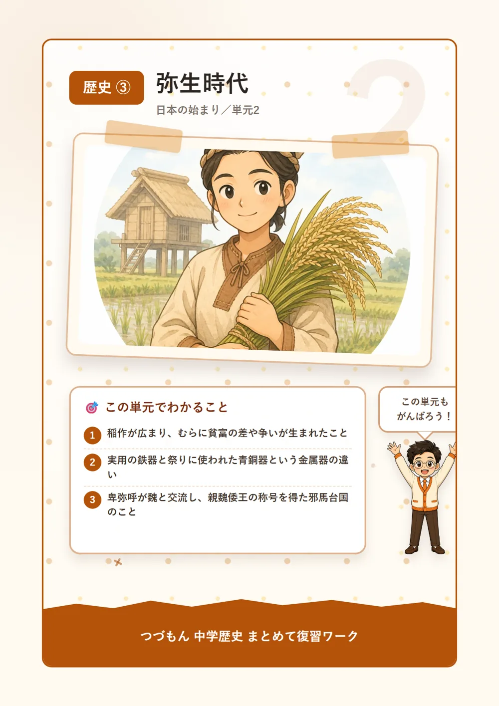 弥生時代（この単元でわかること）