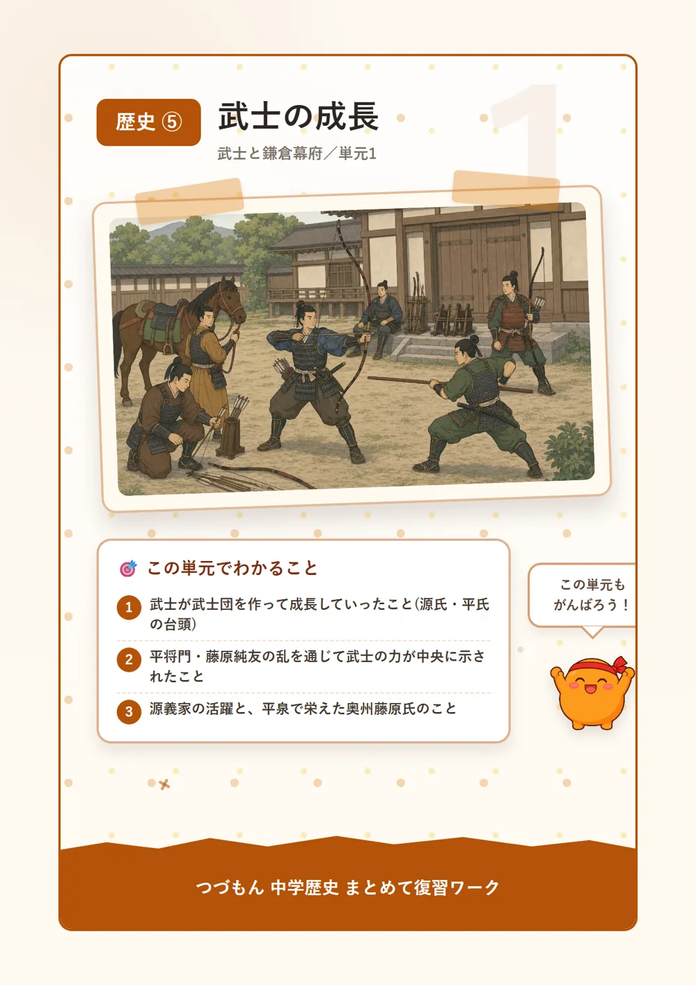 武士の成長（この単元でわかること）