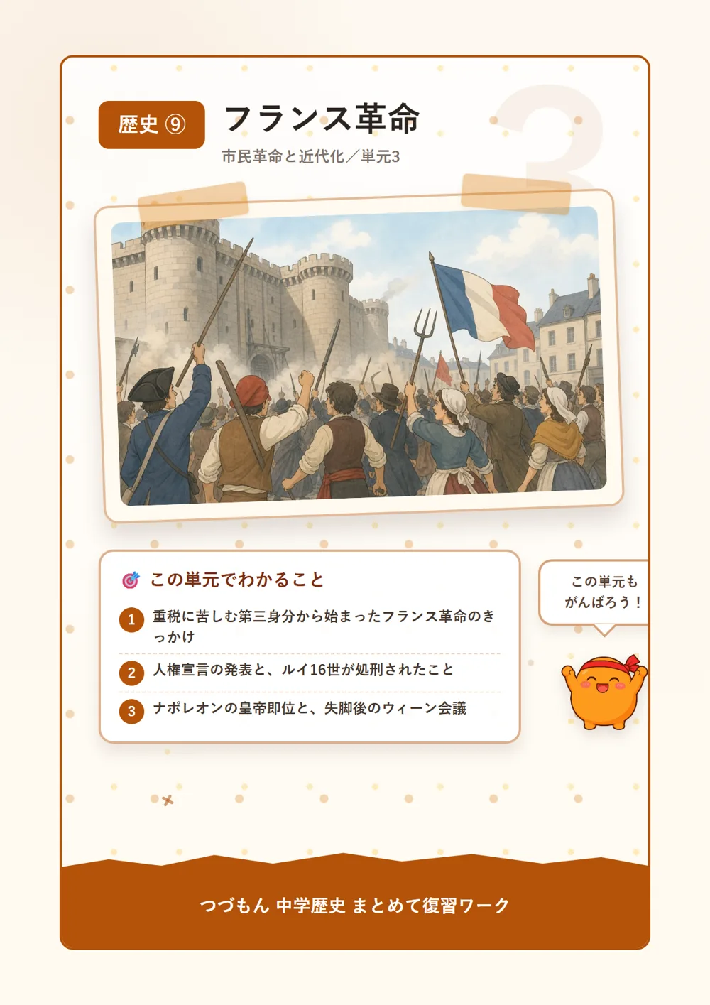フランス革命（この単元でわかること）