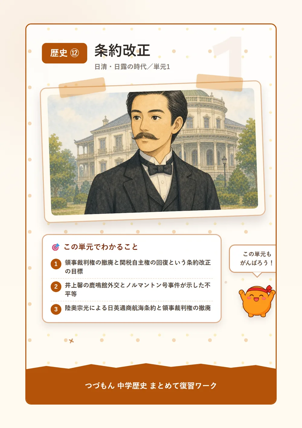 条約改正（この単元でわかること）