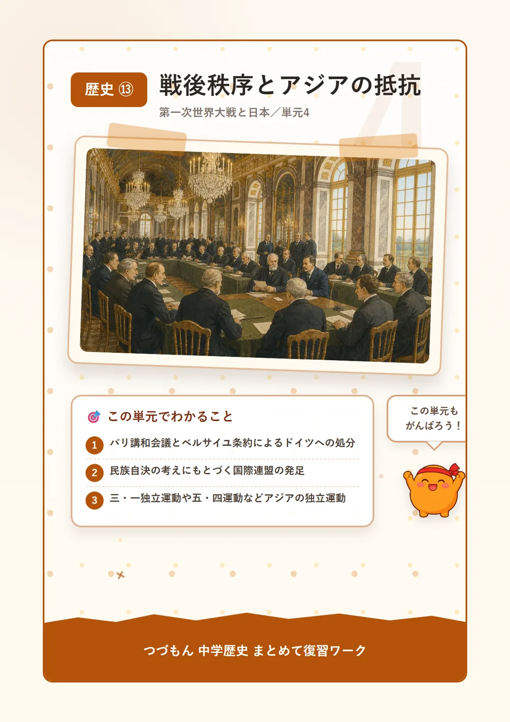 戦後秩序とアジアの抵抗（この単元でわかること）